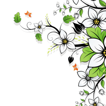 Beautiful flowers background png image