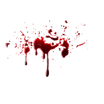 Blood splashed paint background png image