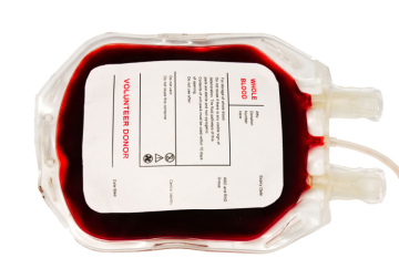 Blood donation transfusion substitute bag background