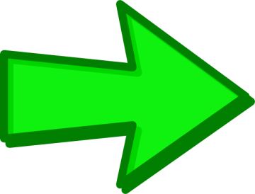 Right Green Arrow, Green Color Angle Arrow, Green