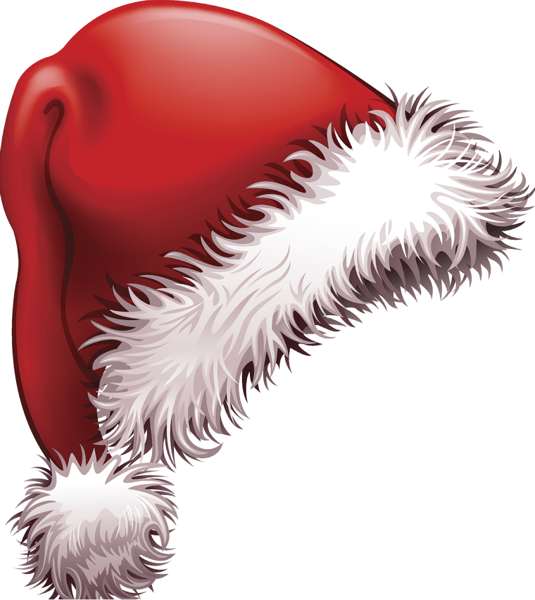 Santa Claus hat background png image