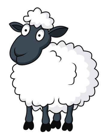 Sheep Cartoon background png image