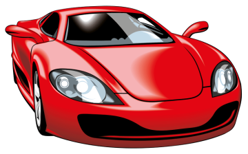 Sports Car, Red color sports car, new model car png free