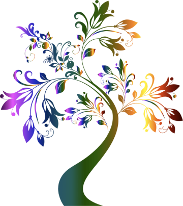 Tree Flower, tree, flower arranging, purple leaf