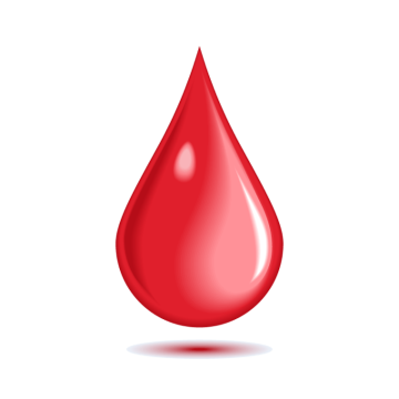 a drop of blood background png image