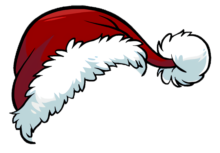 Christmas Santa hat background png image