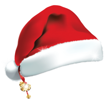 Christmas Santa suit Hat background png image