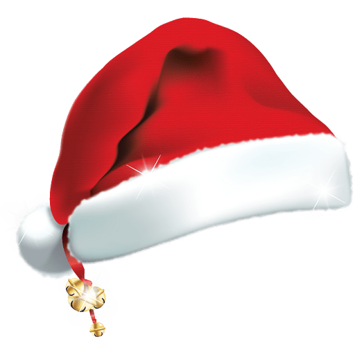 Christmas Santa suit Hat background png image