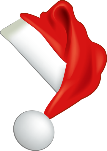 Christmas red hat background png image