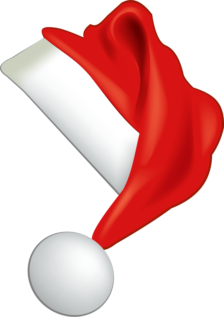 Christmas red hat background png image