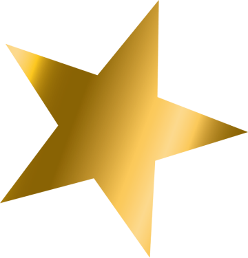 Golden star simple gradient background png image