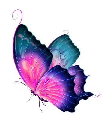 Multicolored butterfly illustration, Watercolor Butterfly