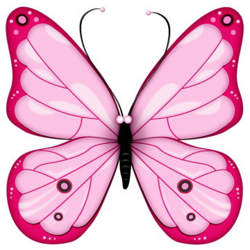 Pink color illustration work butterfly, pink butterfly png