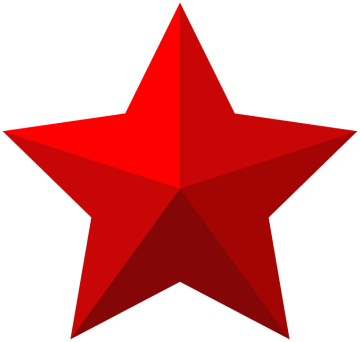 Red Star background png image