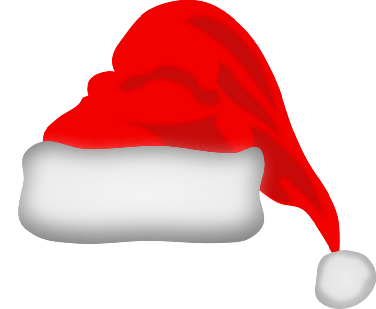 Santa Cap background png image