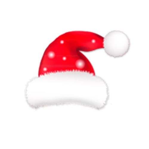 Santa Claus Christmas Hat Bonnet background png