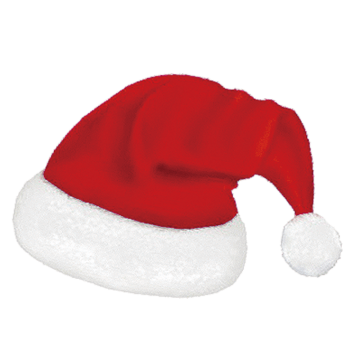 Santa Claus Christmas hat Gift background png image