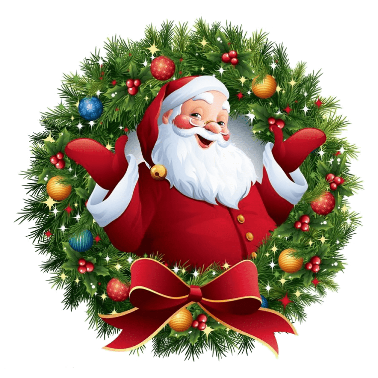 Santa Claus Christmas hat background png image