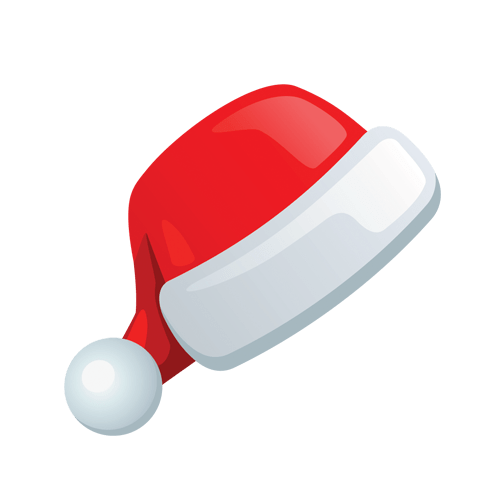 Santa Claus Hat cartoon background png image