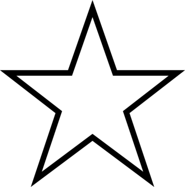 Star Black and white background png image