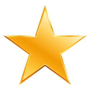 gold star background png image