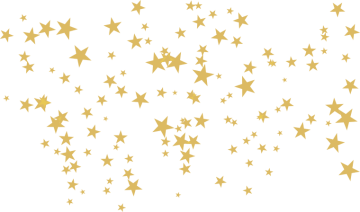 hand-painted stars background png image