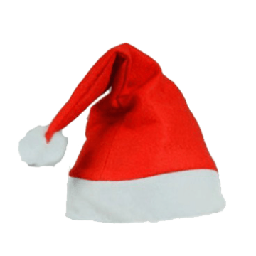 red santa hat background png image