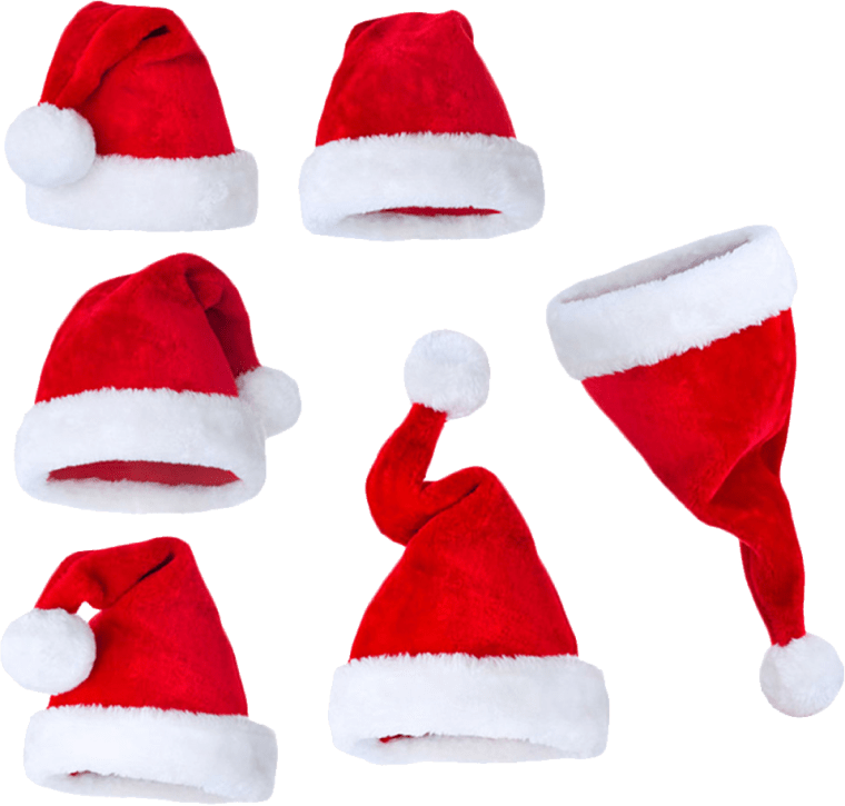 santa suit cap background png image