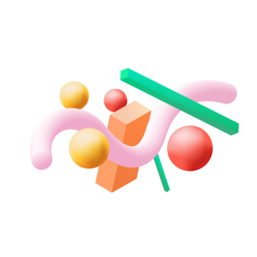 Landing page logo in colorful design