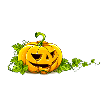 halloween pumpkin drawing with yellow color