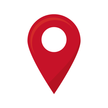 location symbol pin with red color