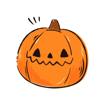 pumpkin halloween cartoon free PNG