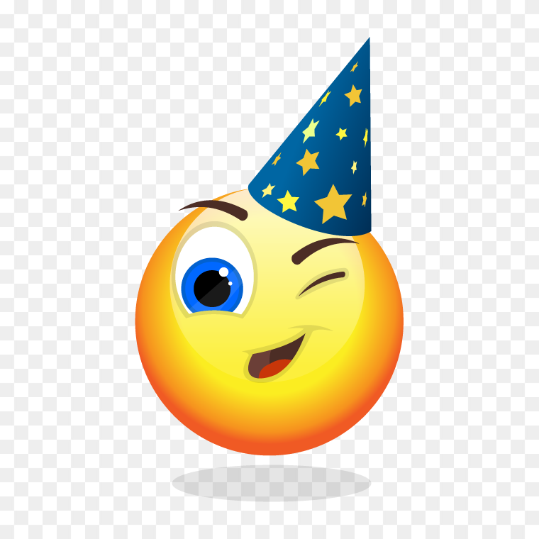 Free png happy birthday emoji