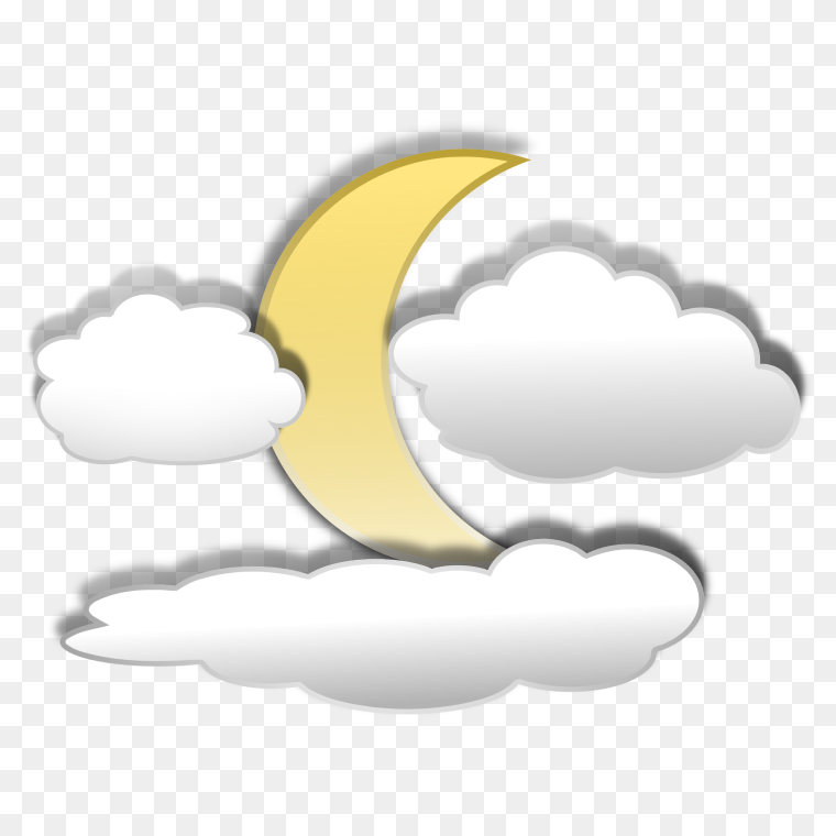 Moon Clipart Transparent Background Png Image