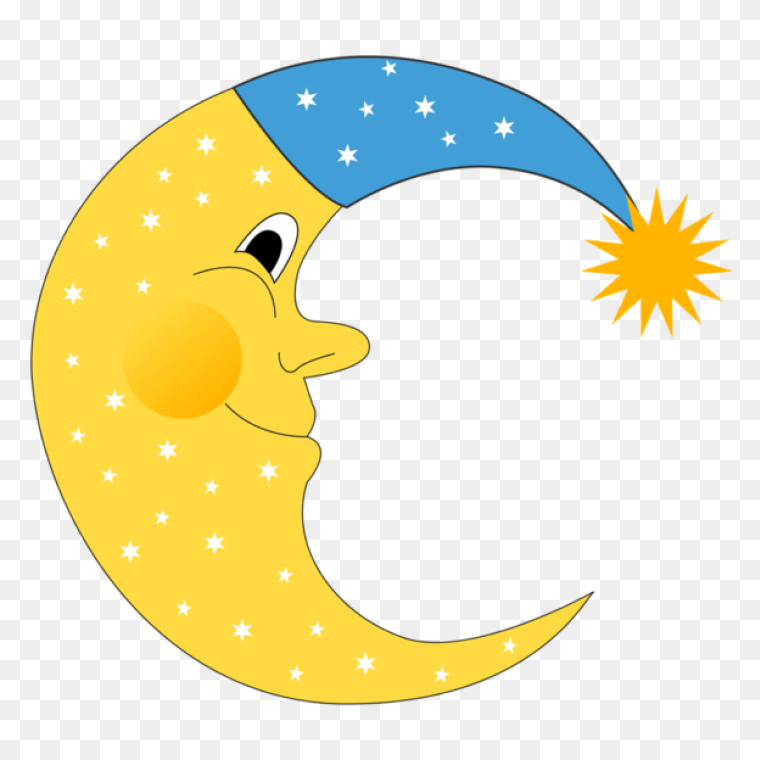 Sun And Moon Clipart Transparent Background