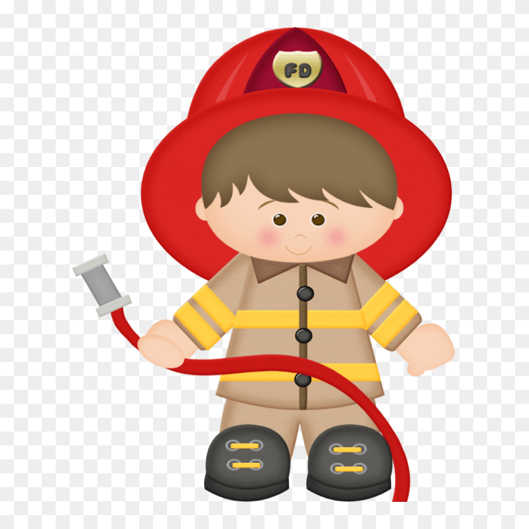 Little Fire Fighter Transparent Image-Free PNG Download