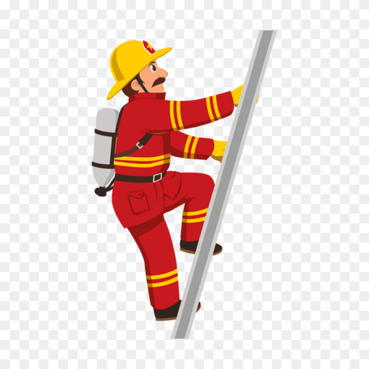 Fire Fighter Rescue Operation Transparent Image-Free Download