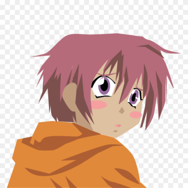 Pink Hair Anime Boy Transparent Pic -Free PNG Download,Pink Hair Anime Boy Transparent Pic -Free PNG Download