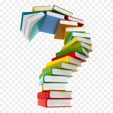 Design "Question Marks" By The Book.,pile of books, Book Designer, book, angle, text, comic Book png