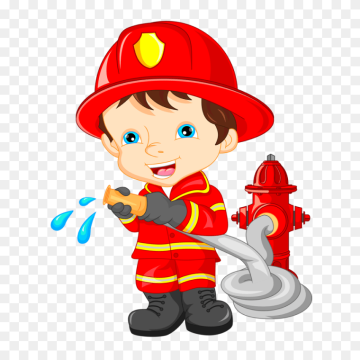 Baby Fire Fighter Clipart-Free Transparent Image Download,cartoon fireman, cartoon, firefighting, character png