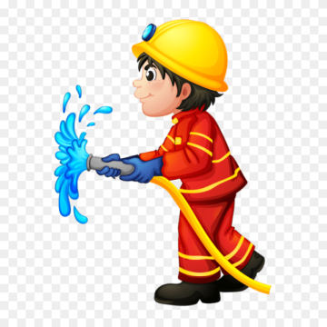 Fire Fighter Cute ClipArt PNG Free Download,fireman drainage, fire, fireproof, fire protection png