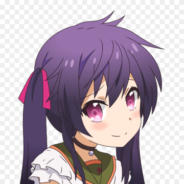 School-Live! Anime Character Ebisuzawa PNG-Free Download,Transparent Anime Transparent Png - Anime Girl Face Transparent, Png Download