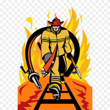 Firefighter Fire hose Firefighting Illustration, Fireman s, photo Camera, fictional Character, cartoon png,Fire Fighter Action Mode Logo PNG -Free Download ,