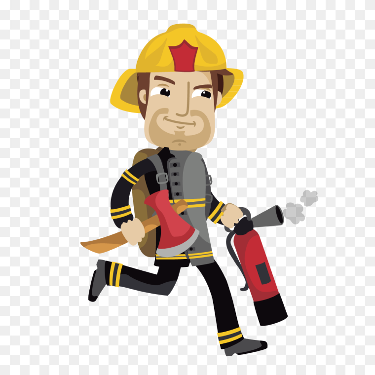 Fireman Sam Firefighter Cartoon Clipart PNG Free PNG Download,,Fireman Sam Firefighter Cartoon, Hand-painted firefighters, watercolor Painting, people, logo png