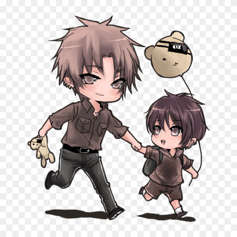 Dad And Son Anime Pic PNG Free Download ,Anime Dad Png - Son And Dad Anime