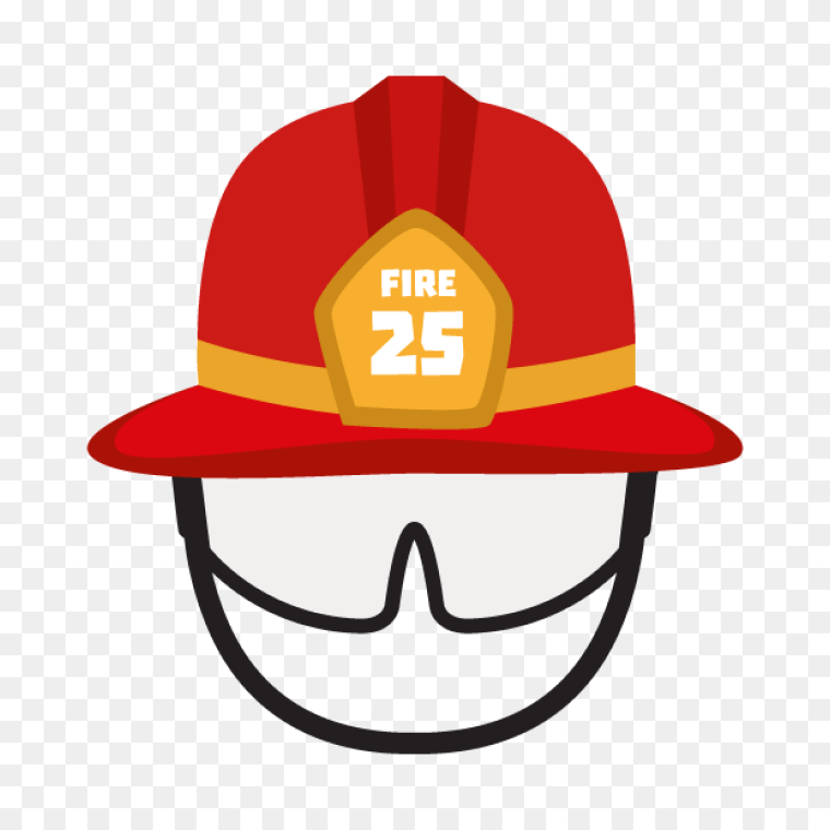 FIre FIghter Face Clipart Transparent Image-Free PNG Download,,Firefighter's helmet Hat, fireman, firefighter, people, logo png