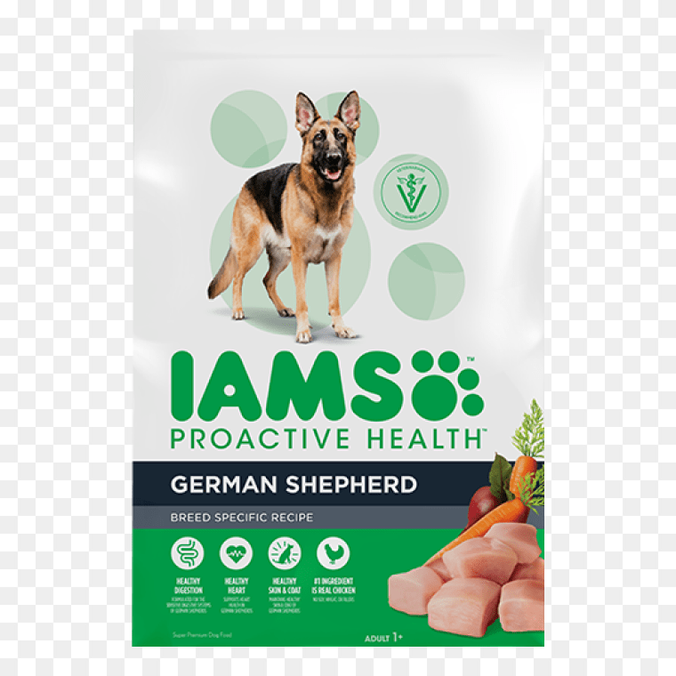 Adult German Shepherd Dry Dog Food PNG Free Download