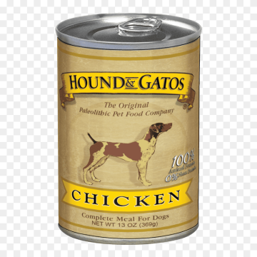 Hound And Gatos Chicken Can Dog Food Free Transparent Image