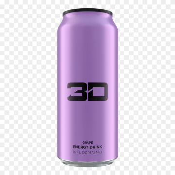 Power Up with 3D Energy Drink Experience the Purple Rush, HD Png Download