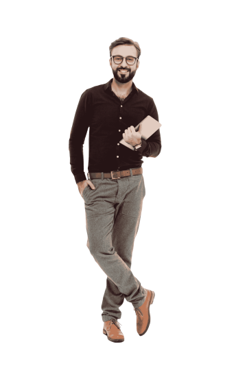 Happy Confident Man Full Length Transparent Image,Full length portrait of a happy confident man